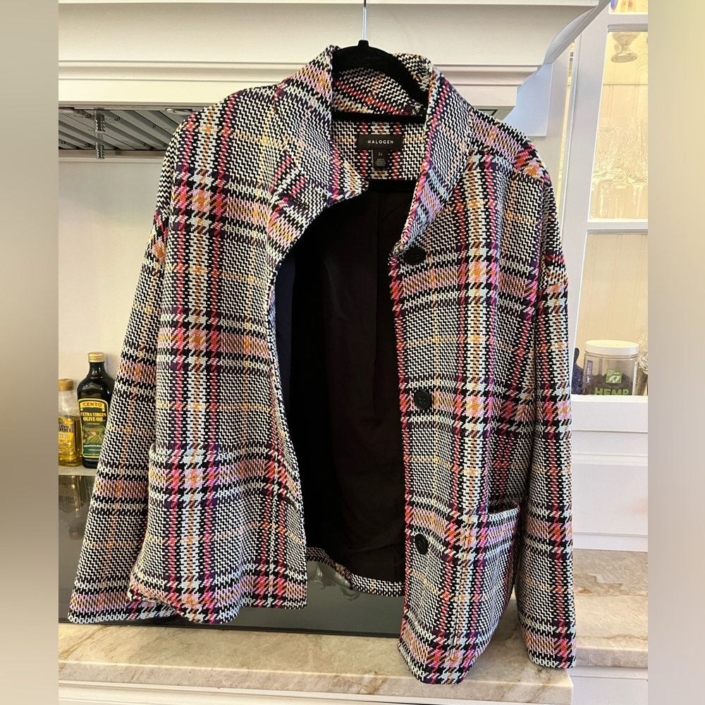Plaid Blazer - Halogen